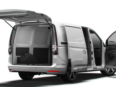 VW Caddy Cargo LWB Valve HQ Interior 2025 Model 3D