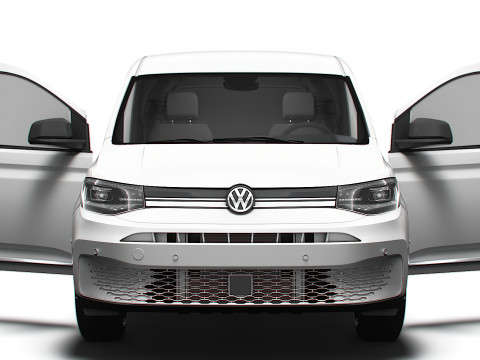 VW Caddy Cargo LWB Valve HQ Interior 2025 Model 3D