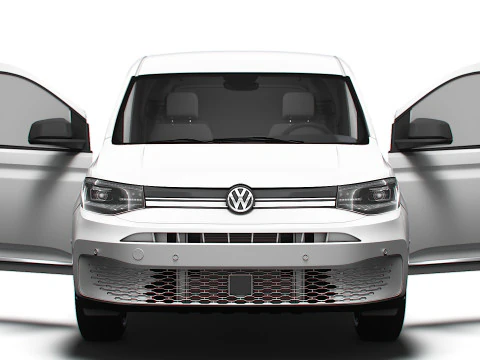 VW Caddy Cargo LWB Valve HQ Interior 2025 3D Model