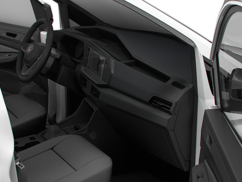 VW Caddy Cargo LWB Valve HQ Interior 2025 Model 3D