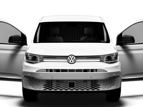 VW Caddy Cargo LWB Valve HQ Interior 2025 Model 3D