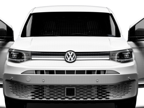 VW Caddy Cargo LWB Valve HQ Interior 2025 Model 3D