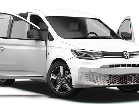 Interni VW Caddy Cargo SWB HQ 2025 Modello 3D