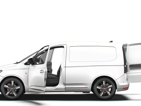 VW Caddy Cargo SWB HQ Interior 2025 Modelo 3D