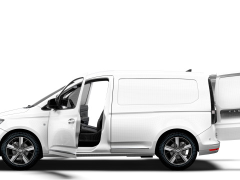 VW Caddy Cargo SWB HQ Interior 2025 Modelo 3D