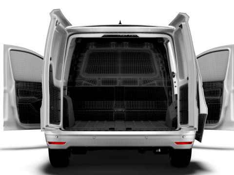 VW Caddy Cargo SWB HQ Interior 2025 Modelo 3D