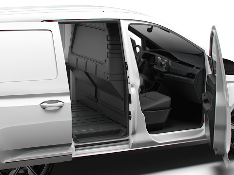 VW Caddy Cargo SWB Valve HQ Interior 2025 3D Model