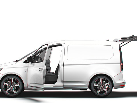 VW Caddy Cargo SWB Valve HQ Interior 2025 3D Model