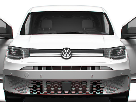 VW Caddy Cargo SWB Valve HQ Interior 2025 3D Model