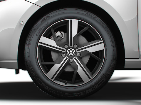 VW Caddy Cargo SWB Valve HQ Interior 2025 3D Model
