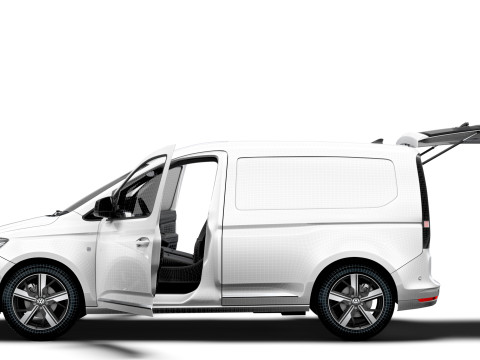 VW Caddy Cargo SWB Valve HQ Interior 2025 3D Model