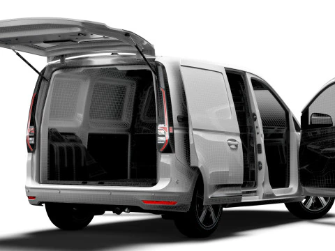 VW Caddy Kargo SWB Valfı HQ İ&ccedil; Mekan 2025 3D Model