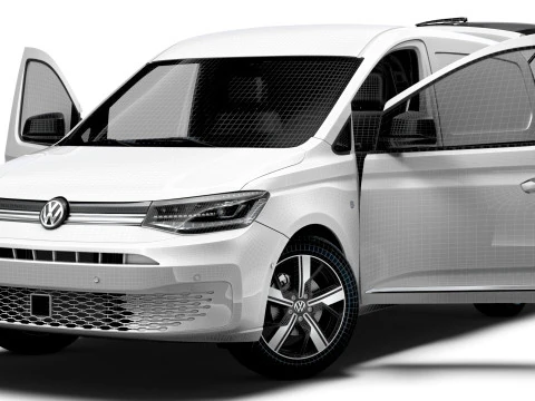 VW Caddy Kargo SWB Valfı HQ İ&ccedil; Mekan 2025 3D Model