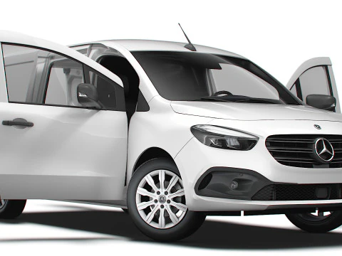 Mercedes-Benz Citan LWB HQ Интерьер 2025 3D Модель
