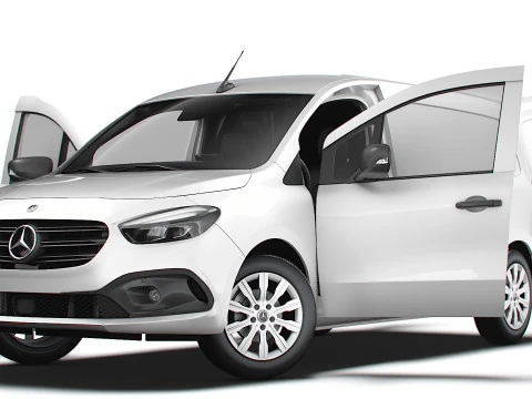 Mercedes Benz Citan LWB HQ Interior 2025 Modelo 3D