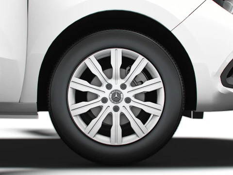 Mercedes Benz Citan LWB HQ Interior 2025 Modelo 3D