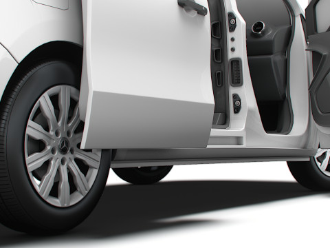 Mercedes Benz Citan LWB HQ Interior 2025 3D Model