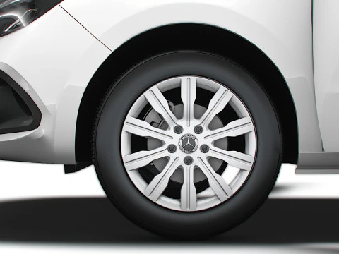 Mercedes Benz Citan LWB HQ Interior 2025 Modelo 3D