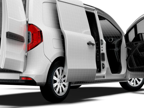 Mercedes Benz Citan LWB HQ Interior 2025 Modelo 3D