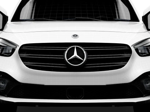 Mercedes Benz Citan LWB HQ Interior 2025 Modelo 3D