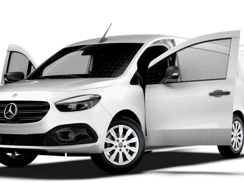Mercedes Benz Citan LWB HQ Interior 2025 Modelo 3D