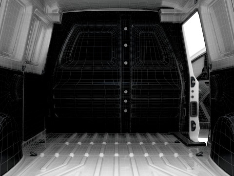 Mercedes Benz Citan LWB HQ Interior 2025 3D Model