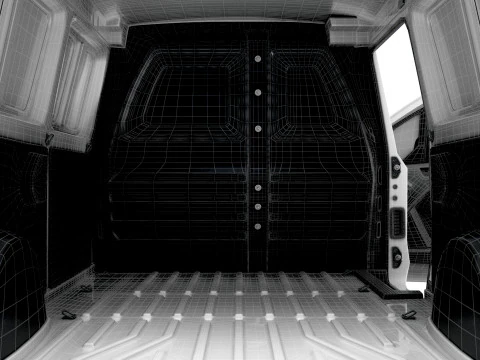 Mercedes Benz Citan LWB HQ Interior 2025 Modelo 3D
