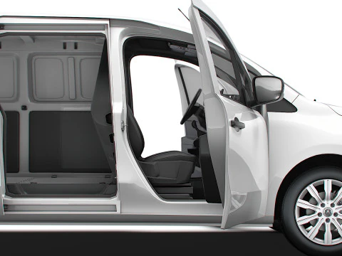 Mercedes Benz Citan LWB Tailgate HQ Interior 2025 3D Model