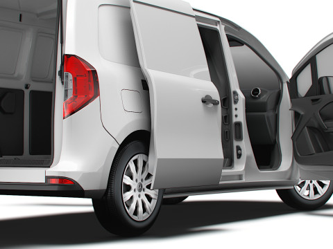 Mercedes Benz Citan LWB Tailgate HQ Interior 2025 3D Model