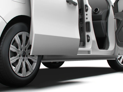 Mercedes Benz Citan LWB Tailgate HQ Interior 2025 3D Model