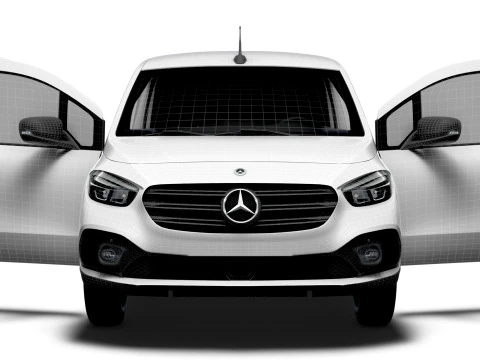 Mercedes Benz Citan LWB Tailgate HQ Interior 2025 3D Model