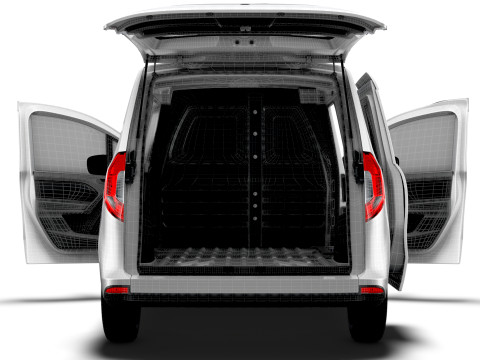 Mercedes Benz Citan LWB Tailgate HQ Interior 2025 3D Model