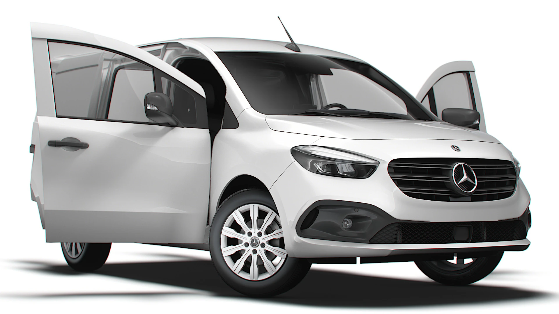 Mercedes Benz Citan SWB HQ Interior 2025 Modelo 3D .c4d .max .obj .3ds .fbx .stl .blend 