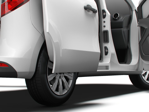 Mercedes Benz Citan SWB HQ Interior 2025 3D Model