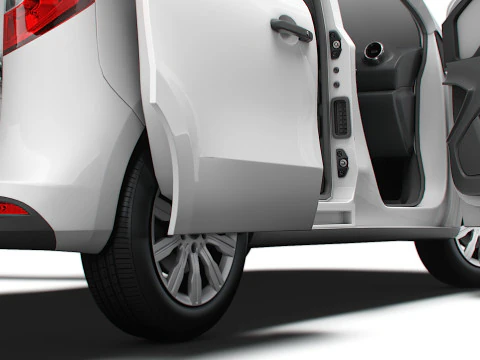 Mercedes Benz Citan SWB HQ Interior 2025 Modelo 3D