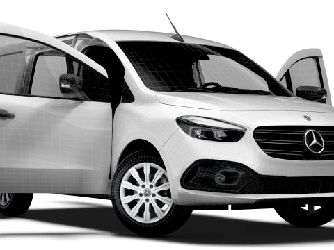 Mercedes Benz Citan SWB HQ Interior 2025 Modelo 3D