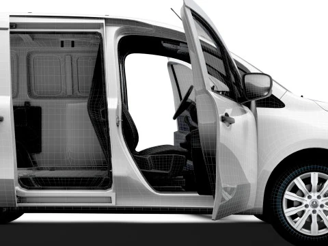 Mercedes Benz Citan SWB HQ Interior 2025 Modelo 3D
