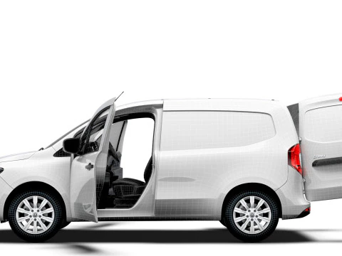 Mercedes Benz Citan SWB HQ Interior 2025 Modelo 3D