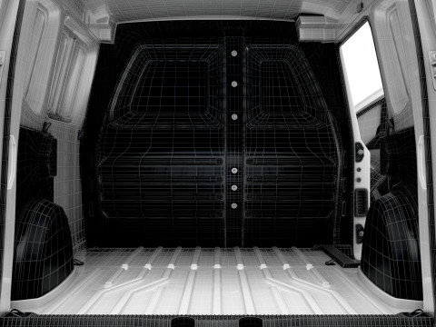 Mercedes Benz Citan SWB HQ Interior 2025 3D Model