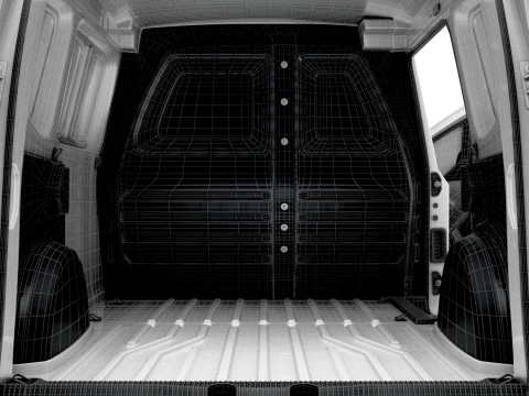 Mercedes Benz Citan SWB HQ Interior 2025 Modelo 3D