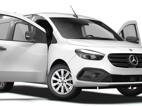 Mercedes Benz Citan SWB Tailgate HQ Interior 2025 3D मॉडल