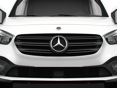 Mercedes Benz Citan SWB Tailgate HQ Interior 2025 3D Model