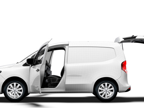 Mercedes Benz Citan SWB Tailgate HQ Interior 2025 3D Model