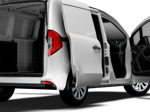 Mercedes Benz Citan SWB Tailgate HQ Interior 2025 3D Модель