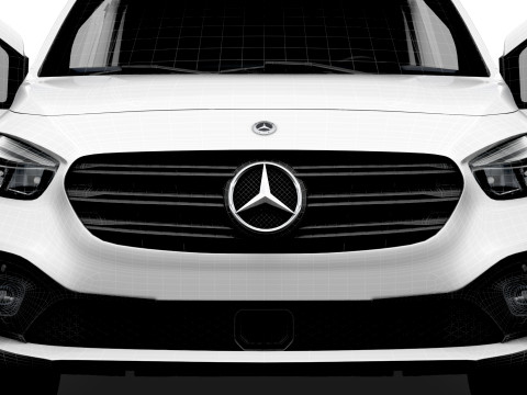 Mercedes Benz Citan SWB Tailgate HQ Interior 2025 3D Model