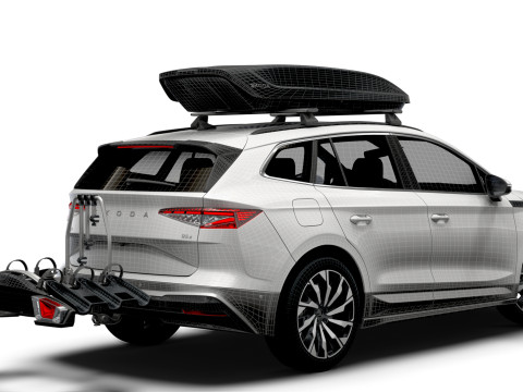 Skoda Enyaq 85x 2025 3D मॉडल