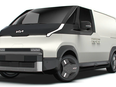 KIA PV5 вантажний L2H1 UKspec 2025р 3D Модель