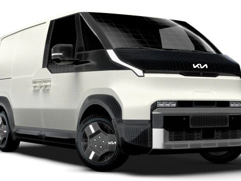 KIA PV5 вантажний L2H1 UKspec 2025р 3D Модель