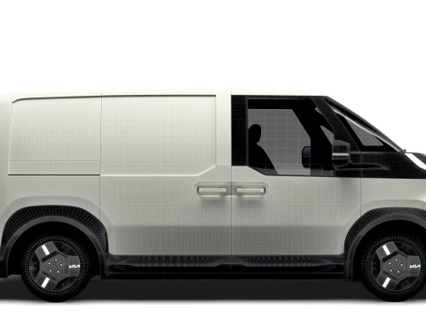 KIA PV5 вантажний L2H1 UKspec 2025р 3D Модель