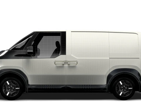 KIA PV5 вантажний L2H1 UKspec 2025р 3D Модель